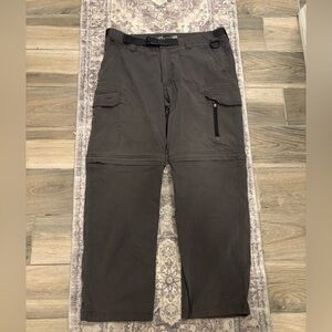 BC Clothing Mens Convertible Cargo Pants. From Pants to Shorts L/30